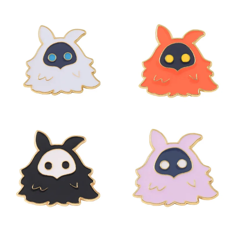 Game Cartoon Abyss Mage Gold Plated Badge Cute Elf Clothes Accessories Lapel Pin Alloy Brooch