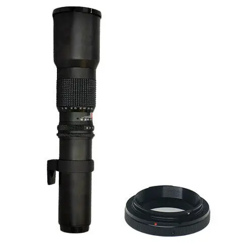 DSLR Camera 500mm f/8.0 Preset Telephoto Lens