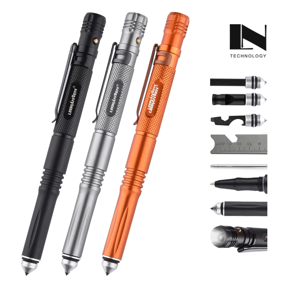 
Amazon Hotselling Unique Design Self Defense Weapons Tactical Pen With Light 