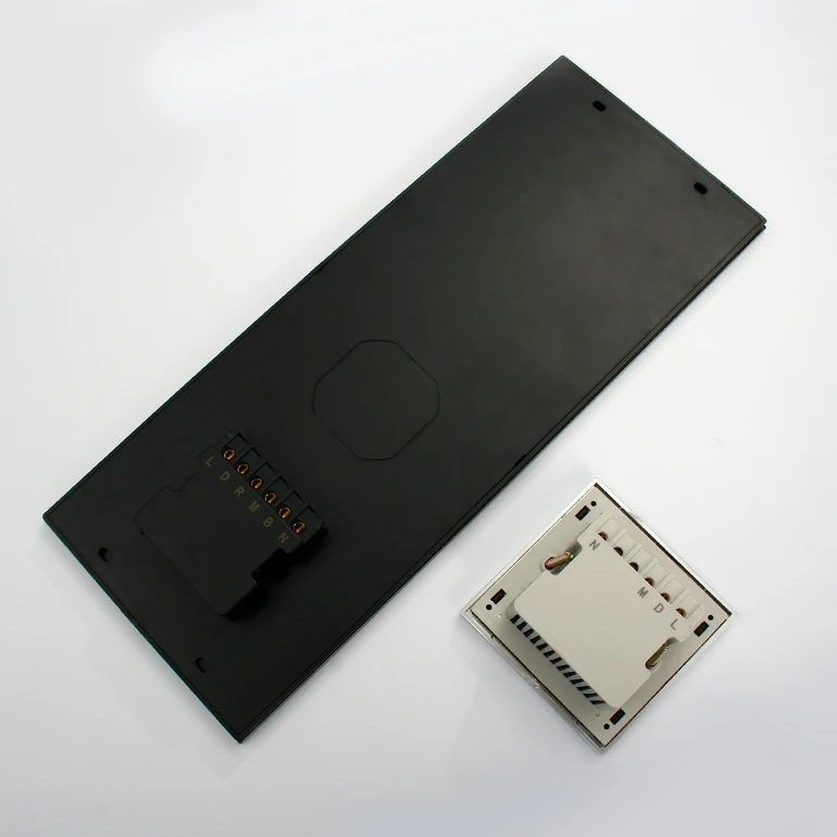 Hotel doorplate system with big size 350*139mm nice crystal tempered glass panel and special Arabic words printed