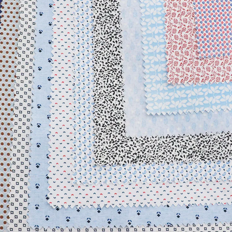 
DIMENSIONAL 65 cotton 35 polyester printed crepe fabric for bed spread 