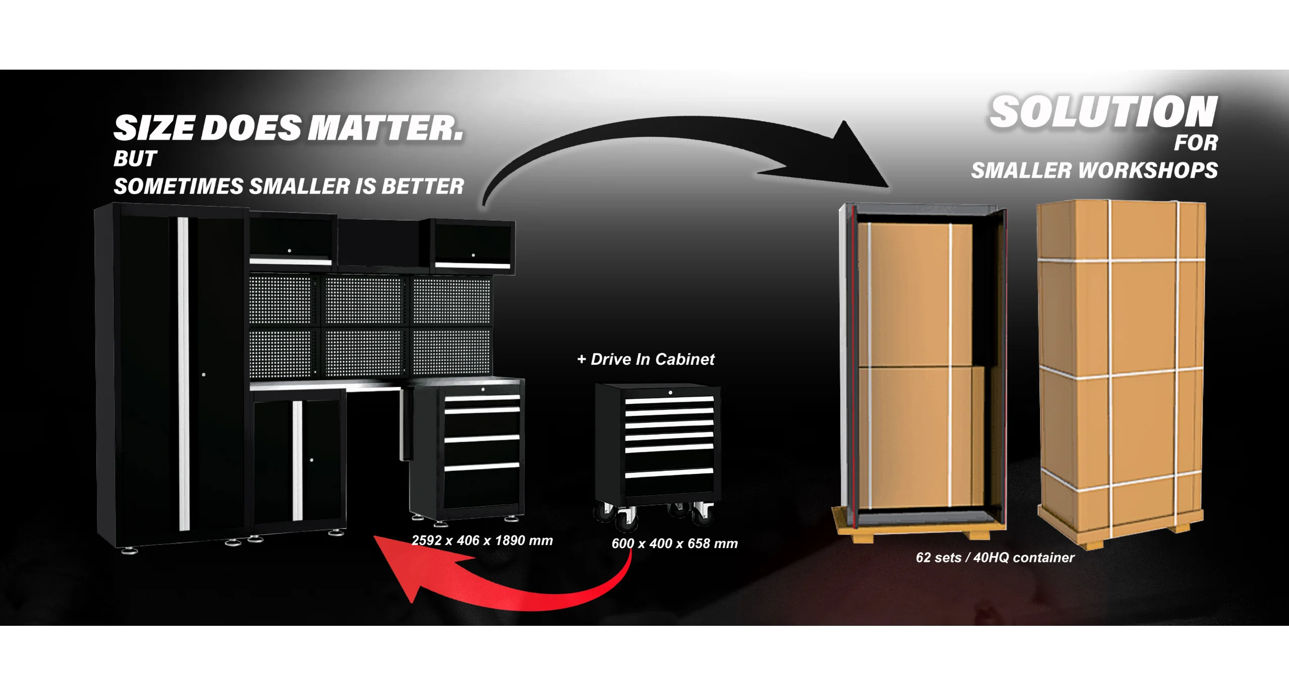 TOMAC Basic Garage Storage Tool Cabinet Removable Large Workshop Toolbox Combination Workbench Wooden table board