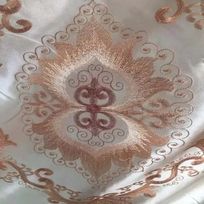 Jacquard Fabric Curtain for Door Fancy Swag 100% Polyester Living Room Accept Customized Curtain Designs Wave Curtain All-season