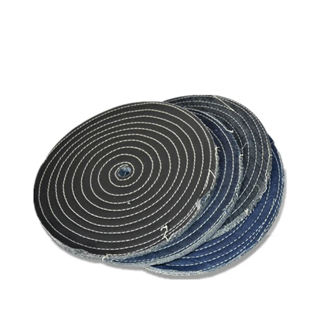 Finex bench polisher satin jean sewn full disk buff