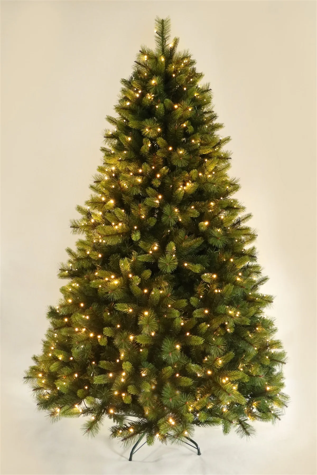 1.2m/1.5m/1.8m/2.1m/2.4/2.7m/3m PVC and PE mixed  Pre lit LED Artificial Christmas Tree Holiday decorations Christmas