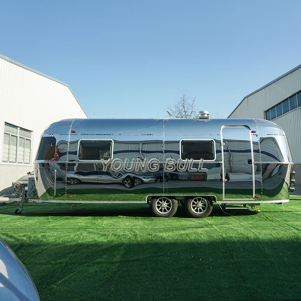 Youngbull Australian Mirror Stainless Steel multifunctional customized travel trailer camp