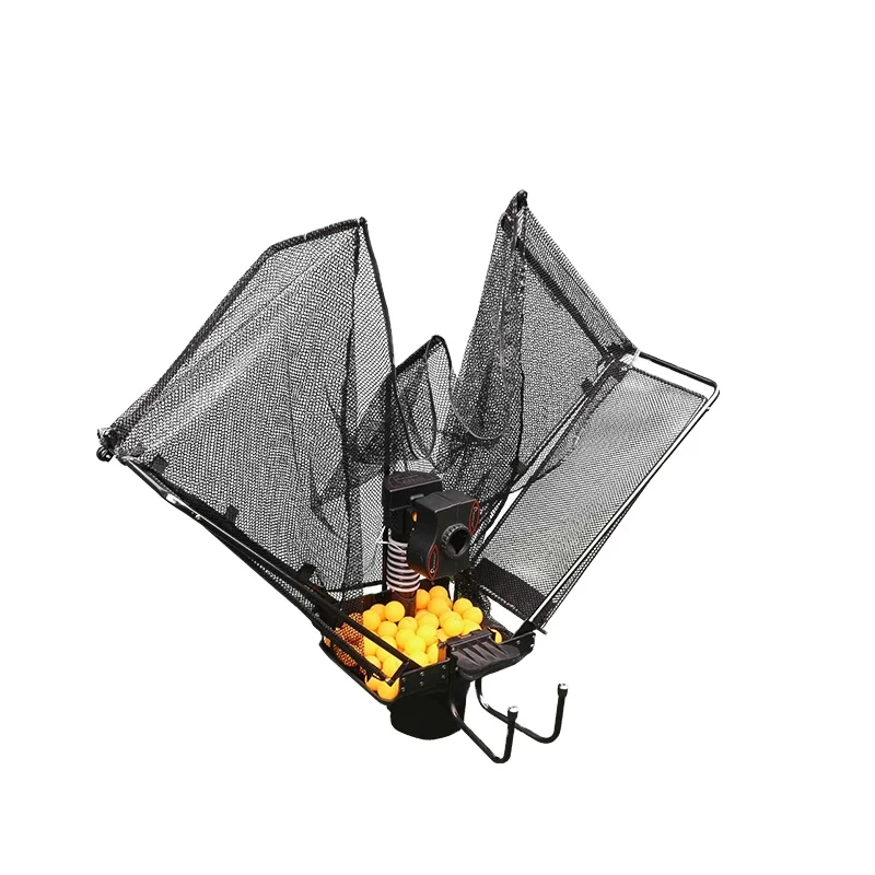 In stock auto full automatic ball machine for switch training  programmable robot for table tennis serving machine