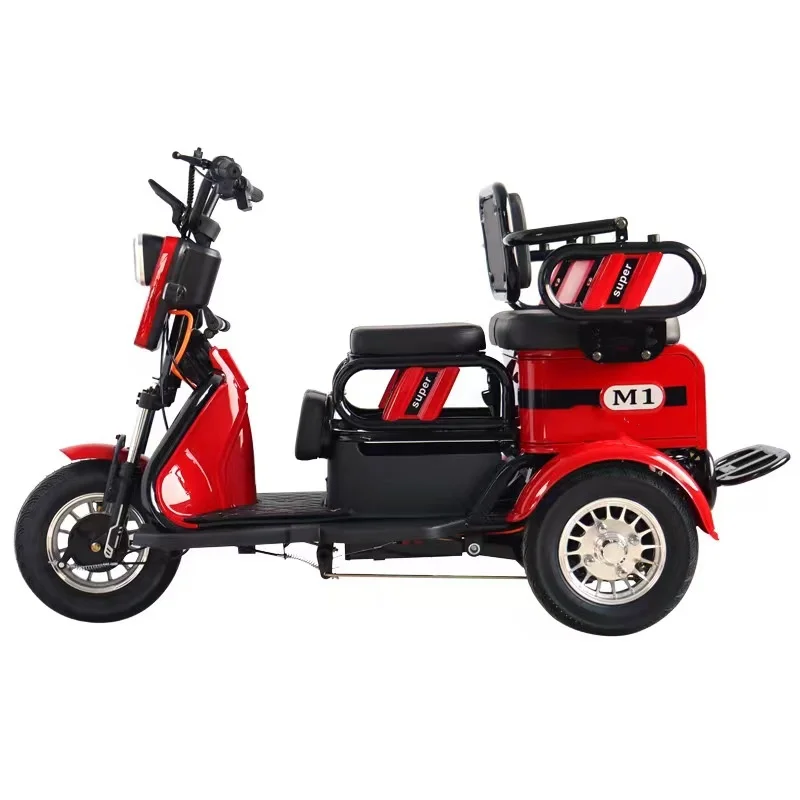 2024 HIGYM GYM-M1 Factory Price Wholesale Electric Bicycles with Three Wheels  Passenger Electric Tricycles for Adult