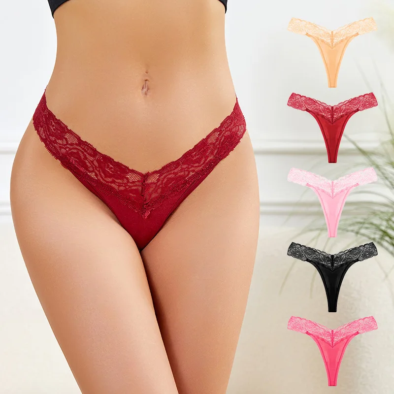 Free samples Low waist Sexy Bikini Thongs for Women Seamless Pantles Strings women underwear
