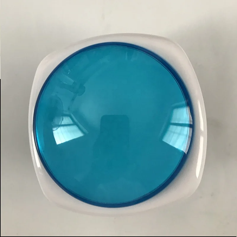80mm round buuon square rim dome top ZIPPY RGB chip illuminated automatic reset push button switch