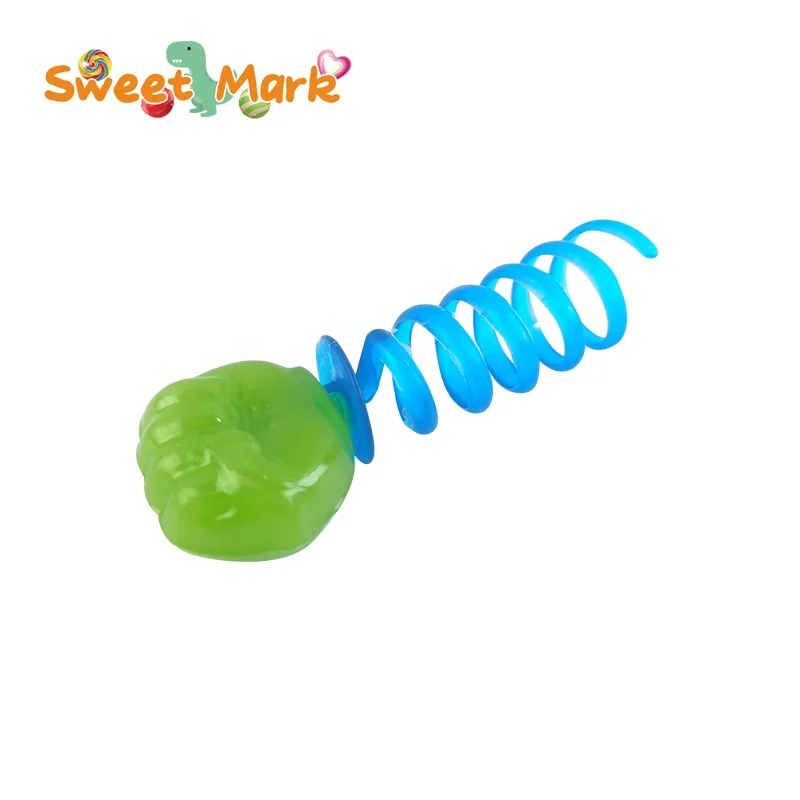 OEM hard candy funny gesture hand shape lollipop fruity candy bar