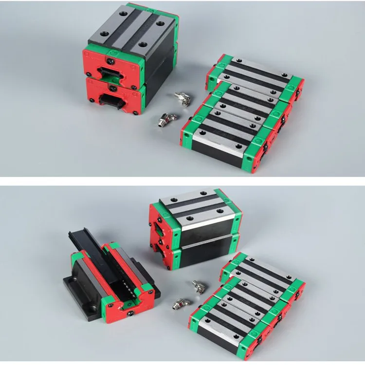 High precision with low noise 20mm linear guide rail HGR20R1000C with block HGH20CA for CNC machinery