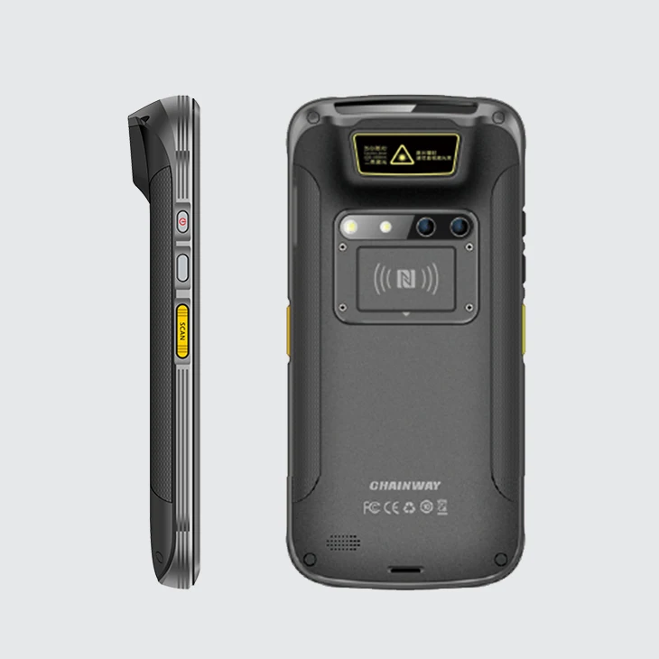 Новый обновленный портативный считыватель 2d-штрих-кодов Chainway C71 Rugged UHF RFID