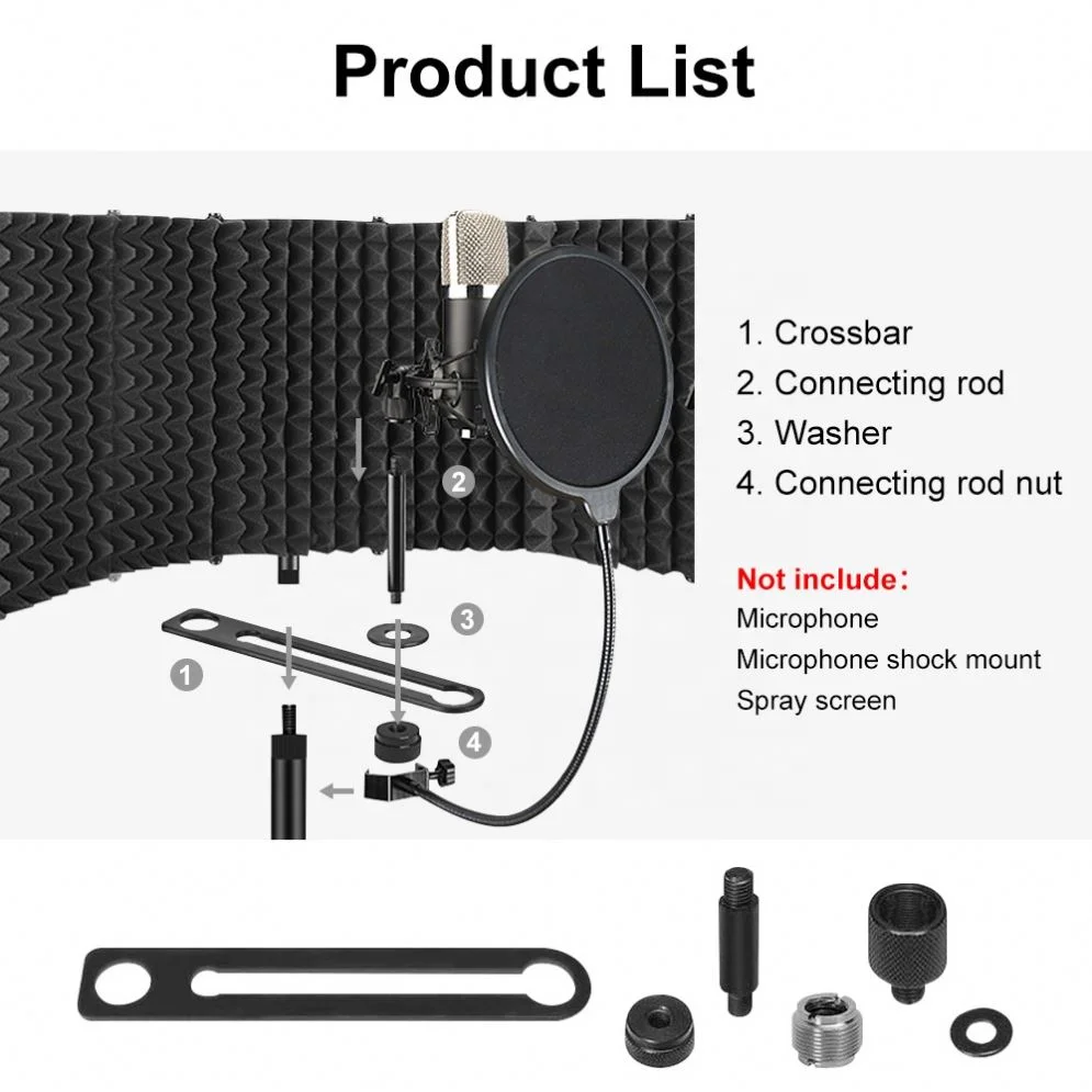 Защита от шума для микрофона студийной записи