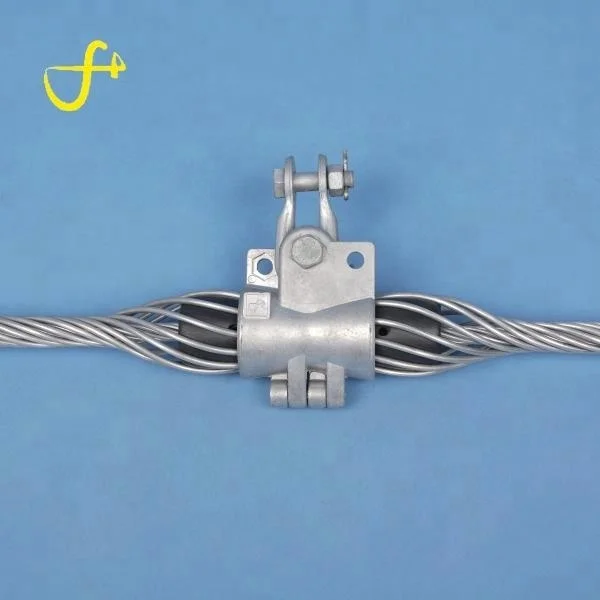 ADSS/OPGW cable suspension clamp suspension set for overhead conductor
