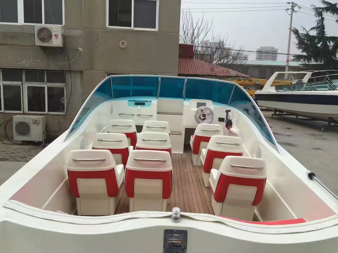 
12 persons 720 fiberglass passenger boat 