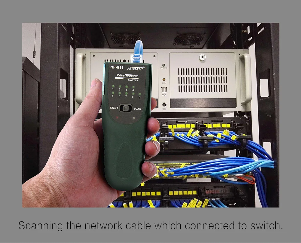 POE Anti-jamming cable finder rj11 rj45 equipment cable tester rj45 network tester network