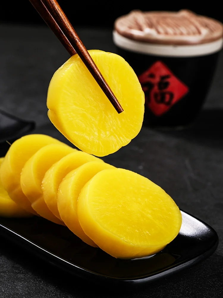New Raw Material White Radish  Pickled Radish Slice for sushi with good quality White Radish