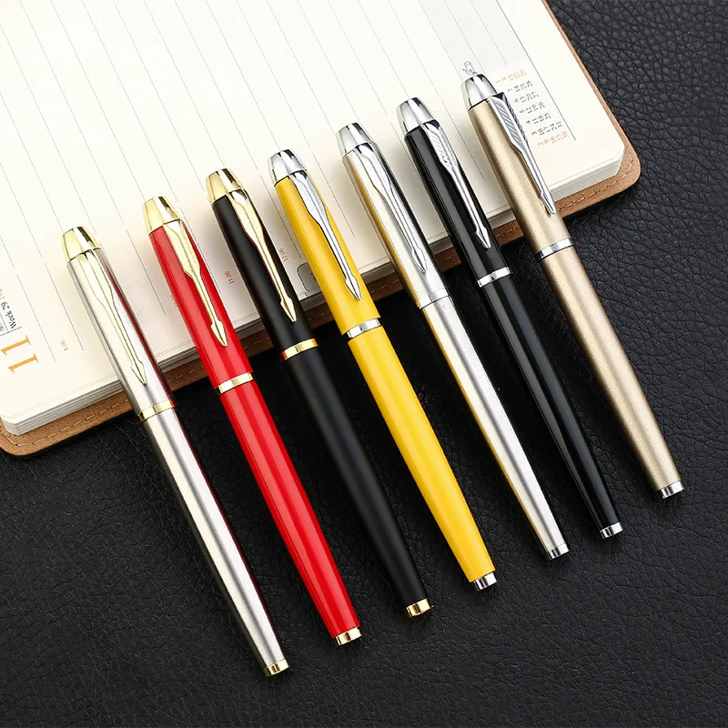 Hot Selling Business Gift Custom Logo Office Hotel Metal Parker Gel Ink Signature Pen