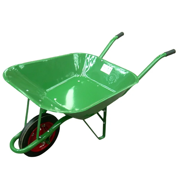 Strong strength civil Metal Wheel barrow for Indonesia artco wheel barrow with hard solid wheel WB6500