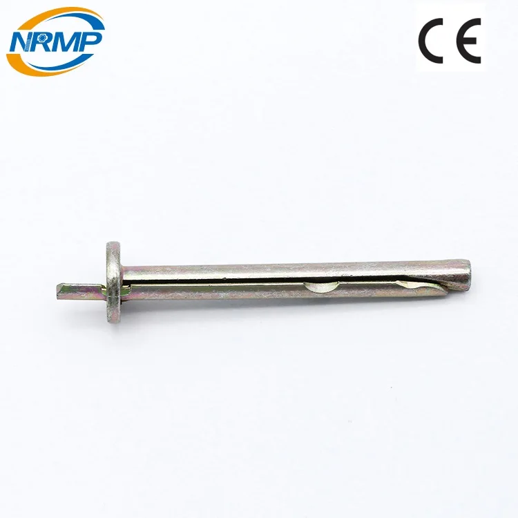 Carbon steel zinc plated round head ceiling anchor bolt