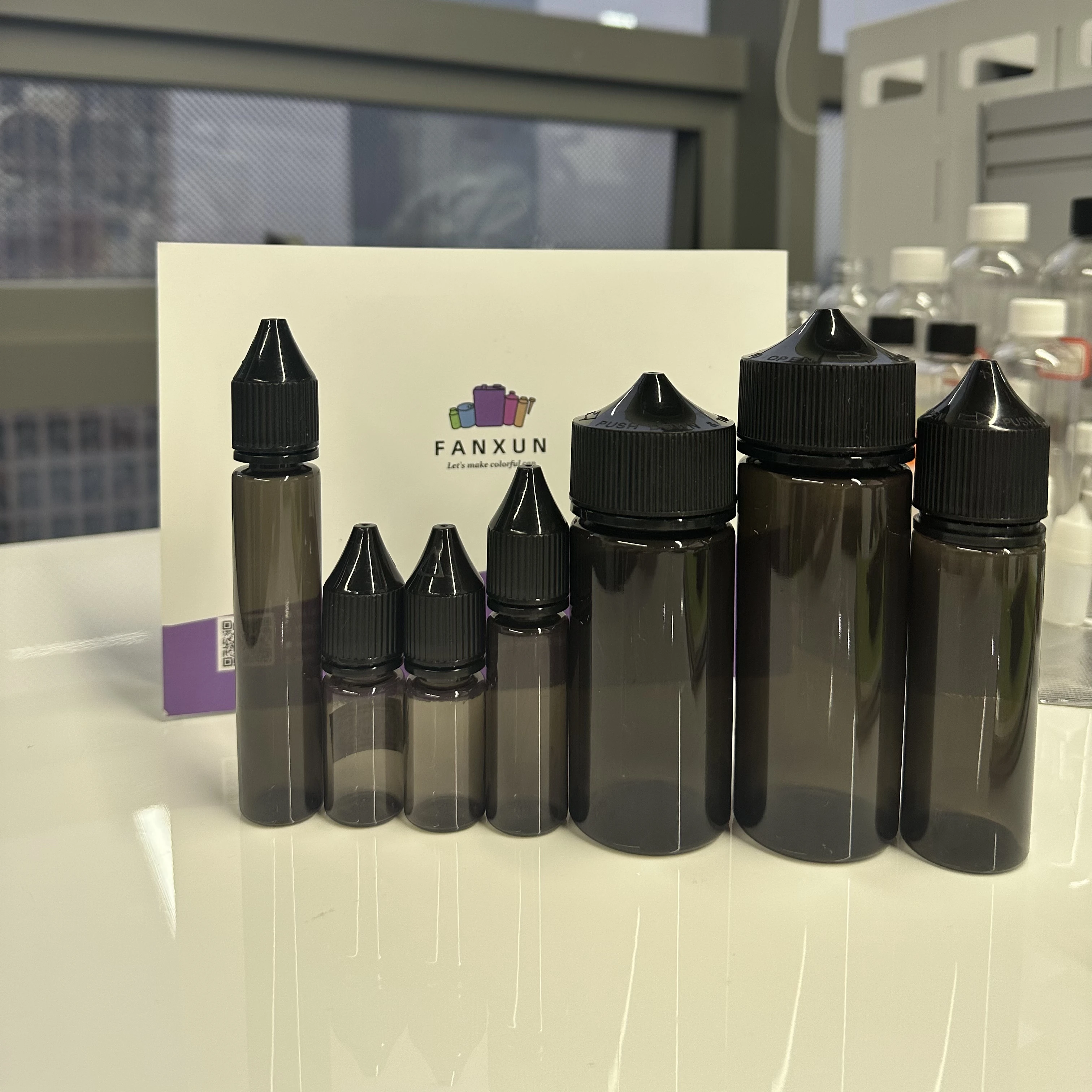 Plastic salt liquid bottle 10ml 20ml 30ml 60ml empty liquid bottle plastic oil dropper bottle cap