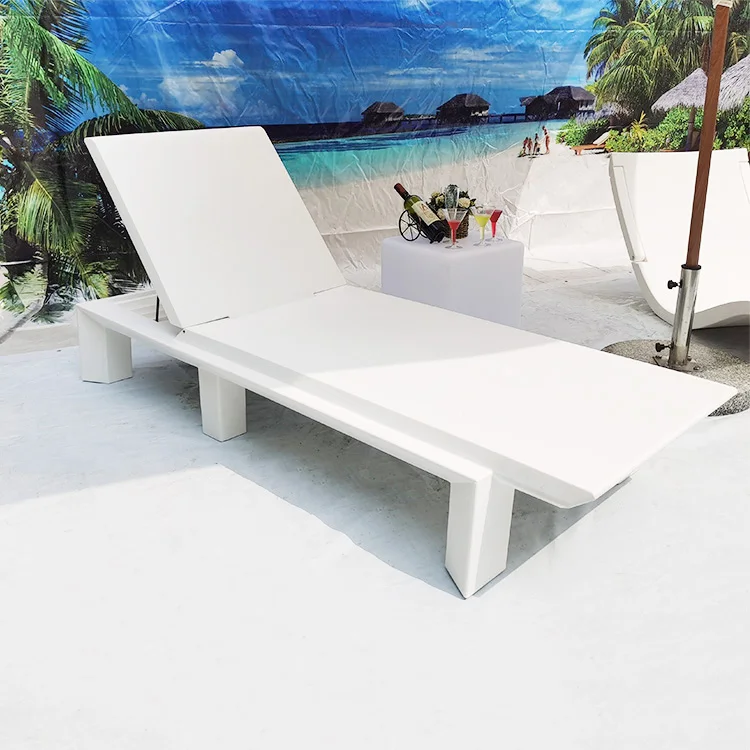 High quality Outdoor furniture poolside sunbed outdoor chaise lounge Anti-UV sun lounge chair for pool