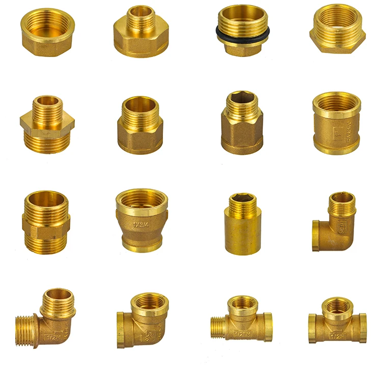 IFAN All standard Brass Pipe Fitting 3/8 Plumbing Union Nut Copper Brass Fittings For Pipe Connect