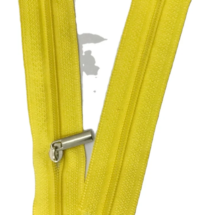 Nylon zipper 3#  plastic type open end zipper for garments handbags inner zipper of travel bag luggage