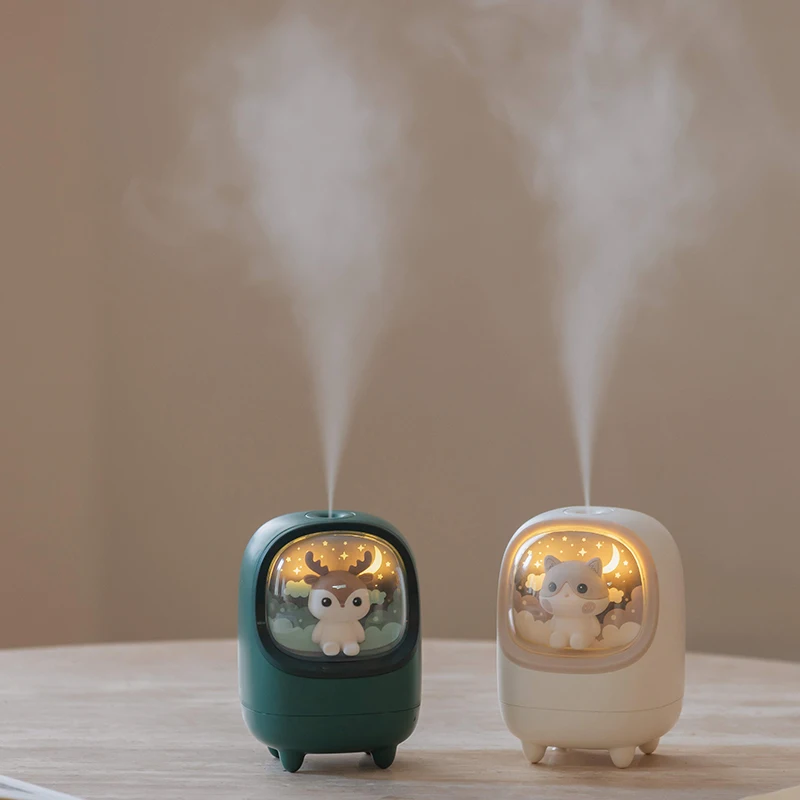Portable rechargeable water bedroom mini humidifier usb