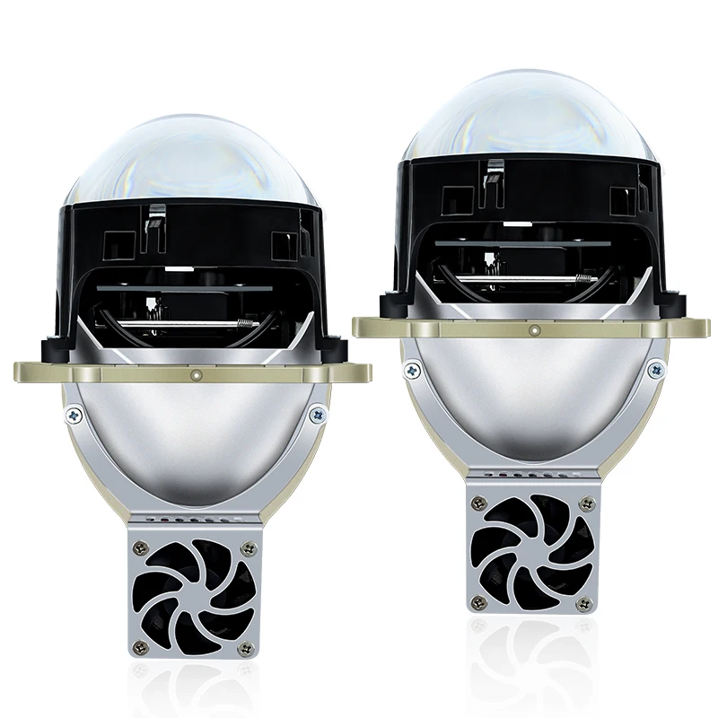 YIMEI new product two-optical lens modified high low light integration x18 Laser Lens headlight car led projector light for car