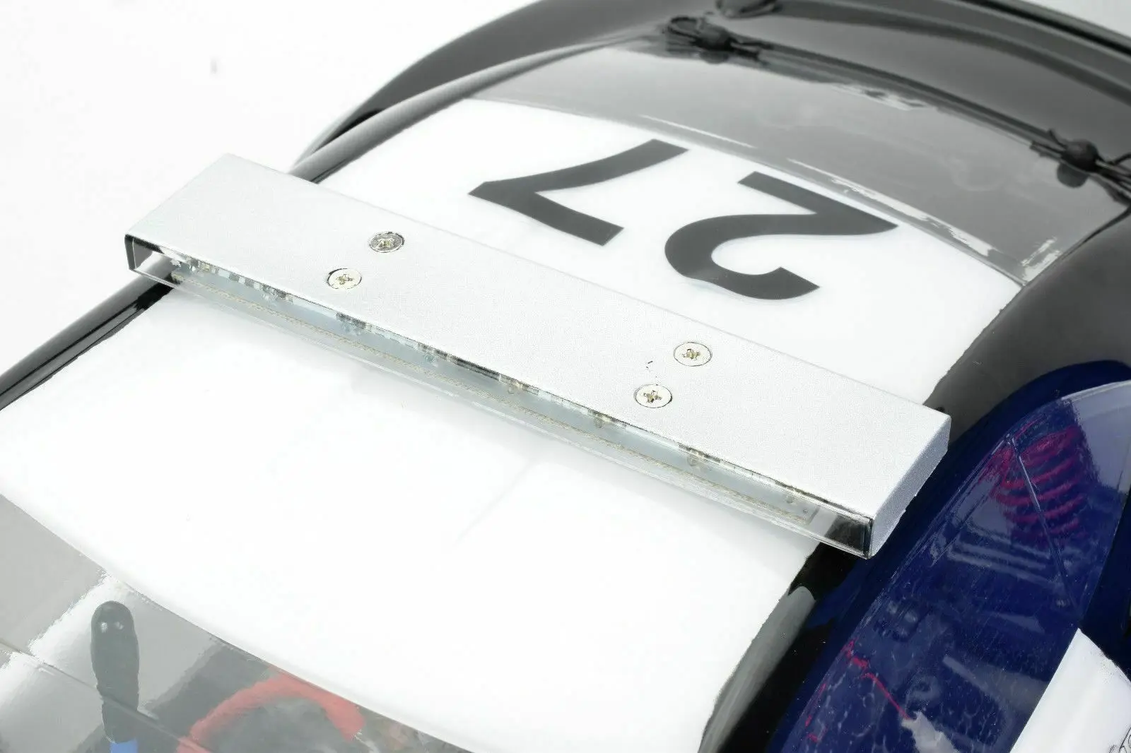 1/10 RC  Police LIGHT BAR Low Profile FLASHING  Metal RC Beacon Bar Lights