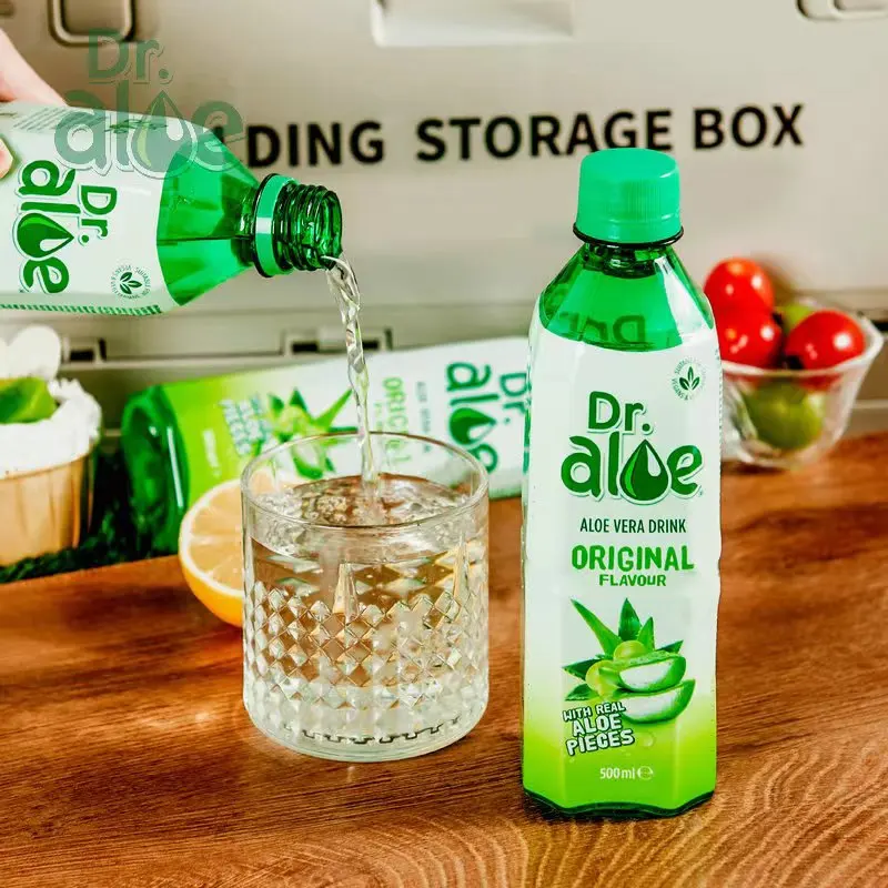 500ml/1.5L/2L  Aloe Vera  Beverage Low Carb Healthy Juice Aloe Vera Drink with Pulp