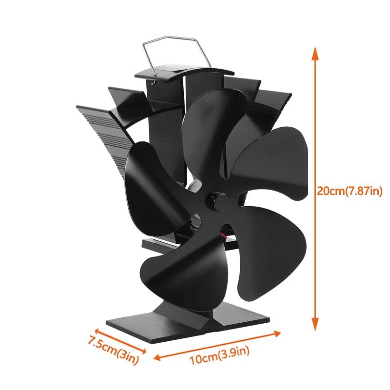Нагревательный вентилятор для печки на древесине/газе/гранулах