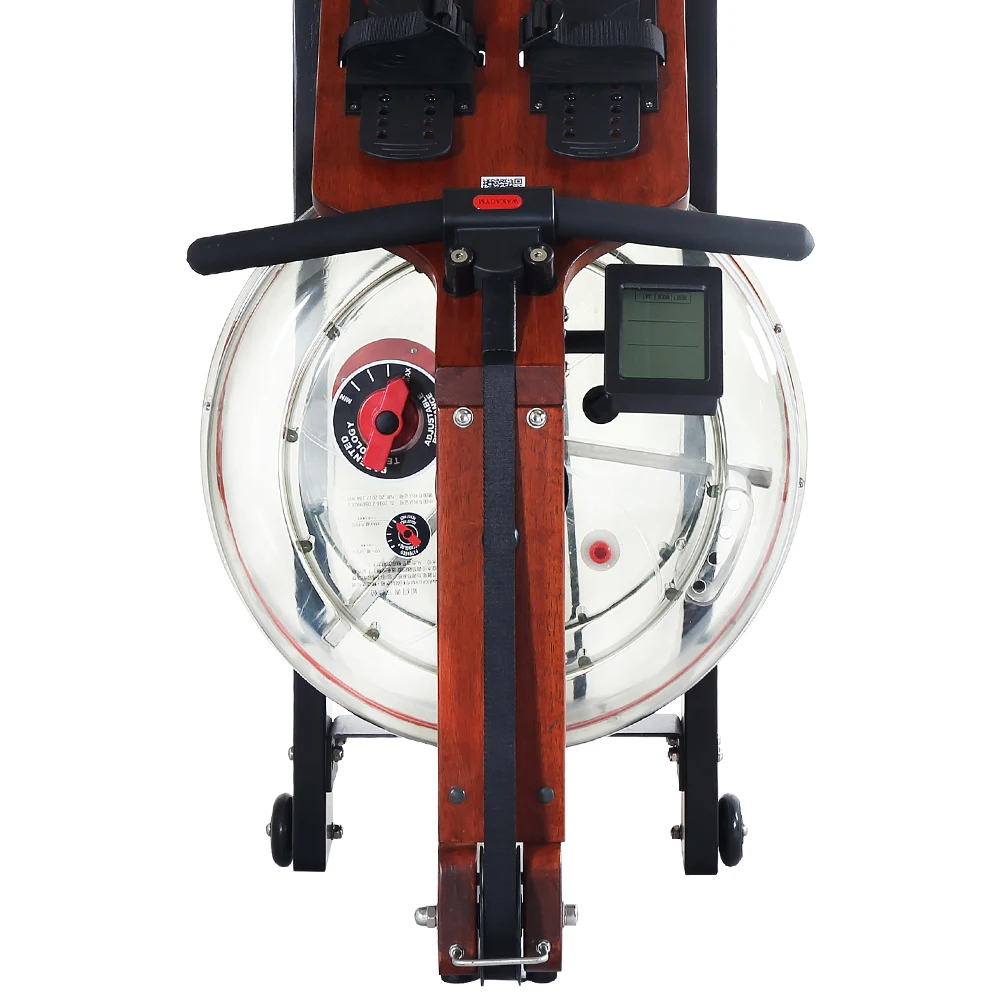 
cheap price hot sale home gym solid wood pine wood water Rowing Machine 