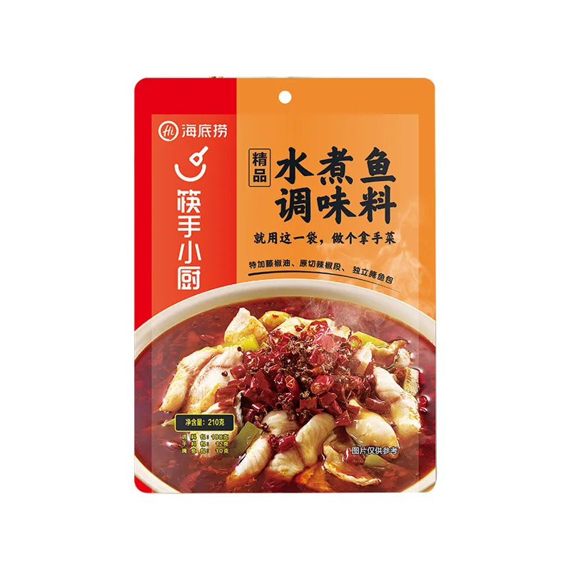 Китайская еда Классическая приправа вареная рыба ингредиенты приправа
