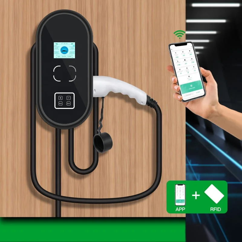 3Phase 32Amp Wall Charging Station 22 KW Electric Car Charging Stations EV Public Fast Charger