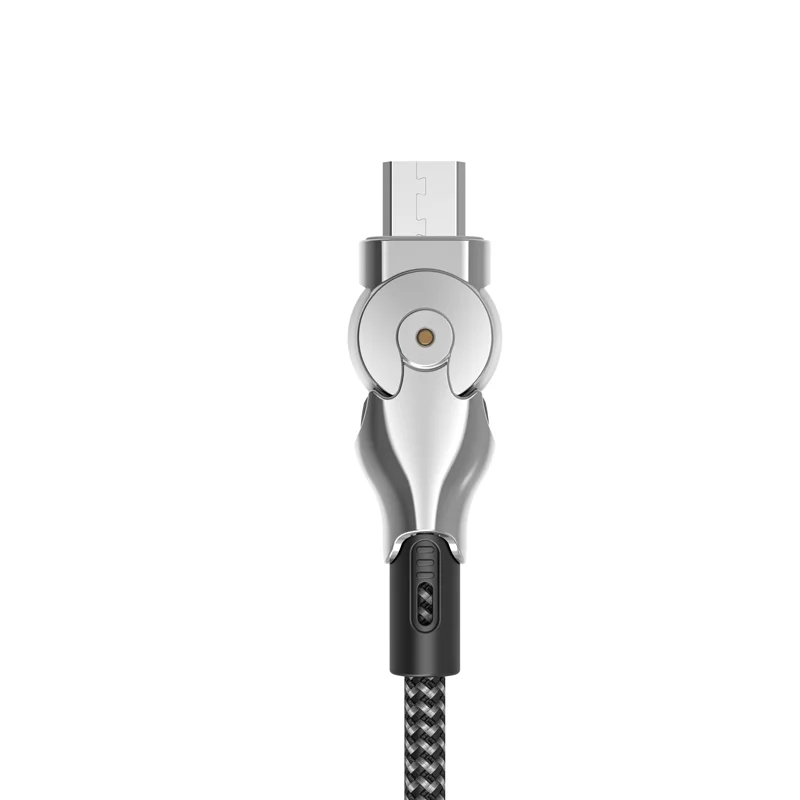 Highly recommended adapter 180 degree rotating data cable usb data cables fast charging cable