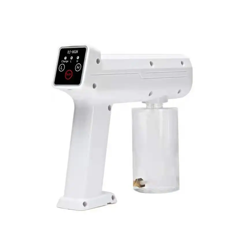 
Rechargeable Cordless Portable disinfection sterilizer blu ray anion cold steam nano spray gun 