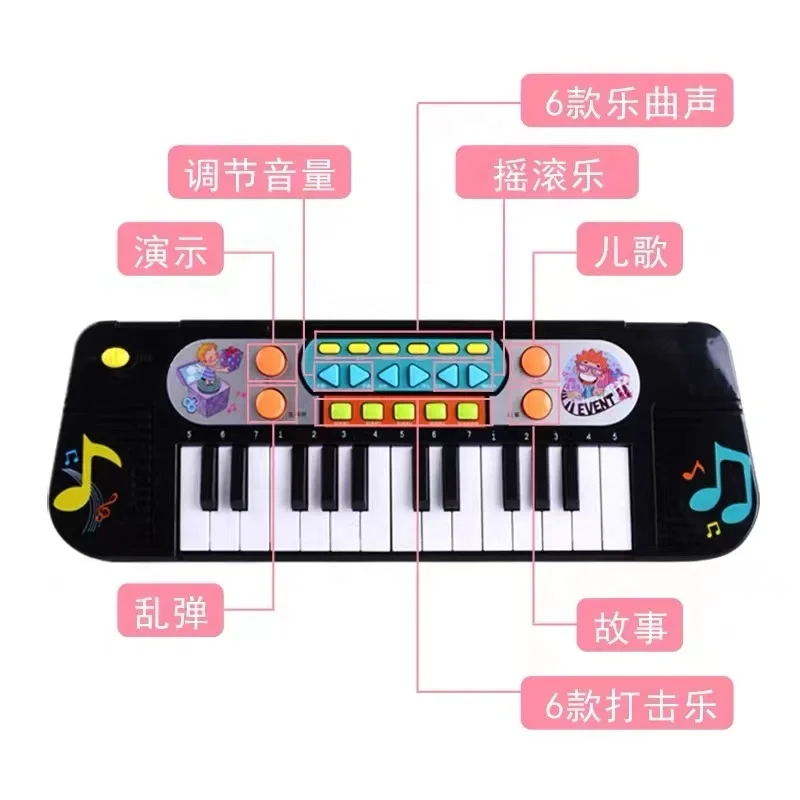 Multifunctional electronic organ for children beginning children early education for 3-6 years old  piano music toys