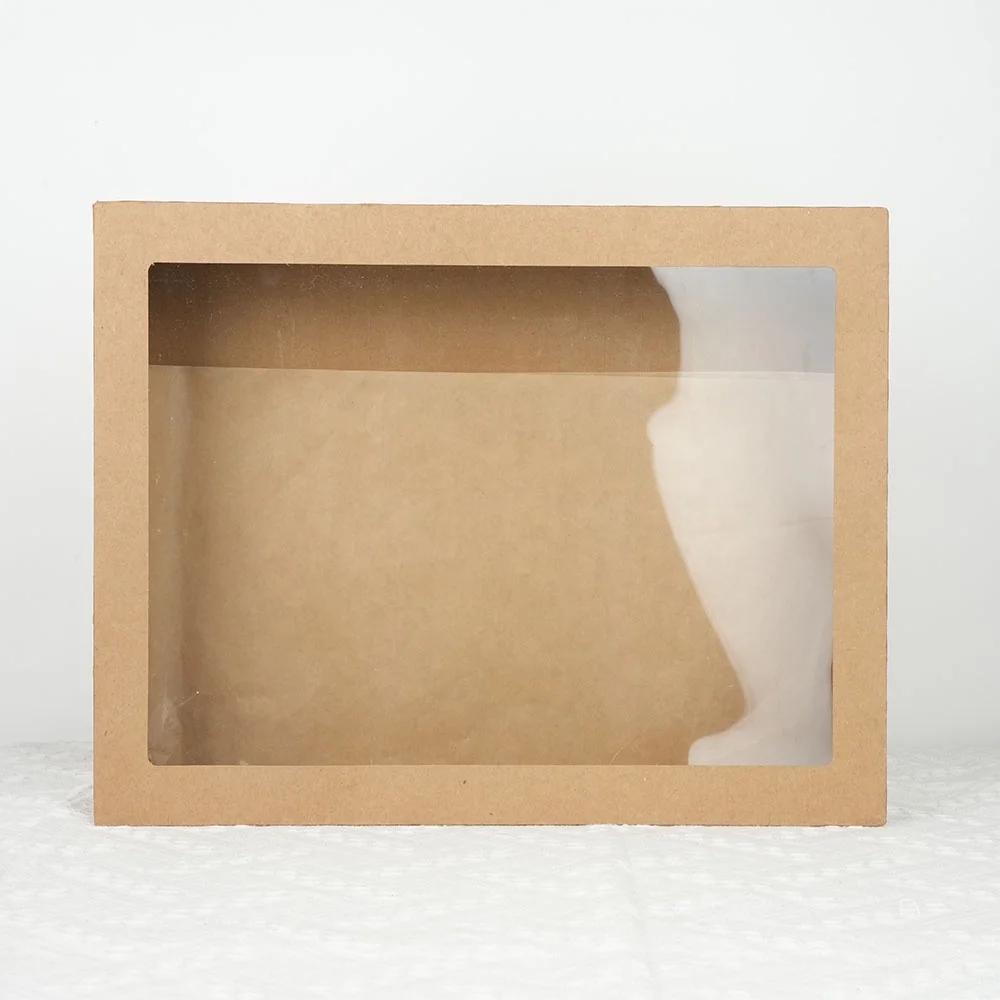 Box printing sublimation disposable work lunch box set with window for kids adults