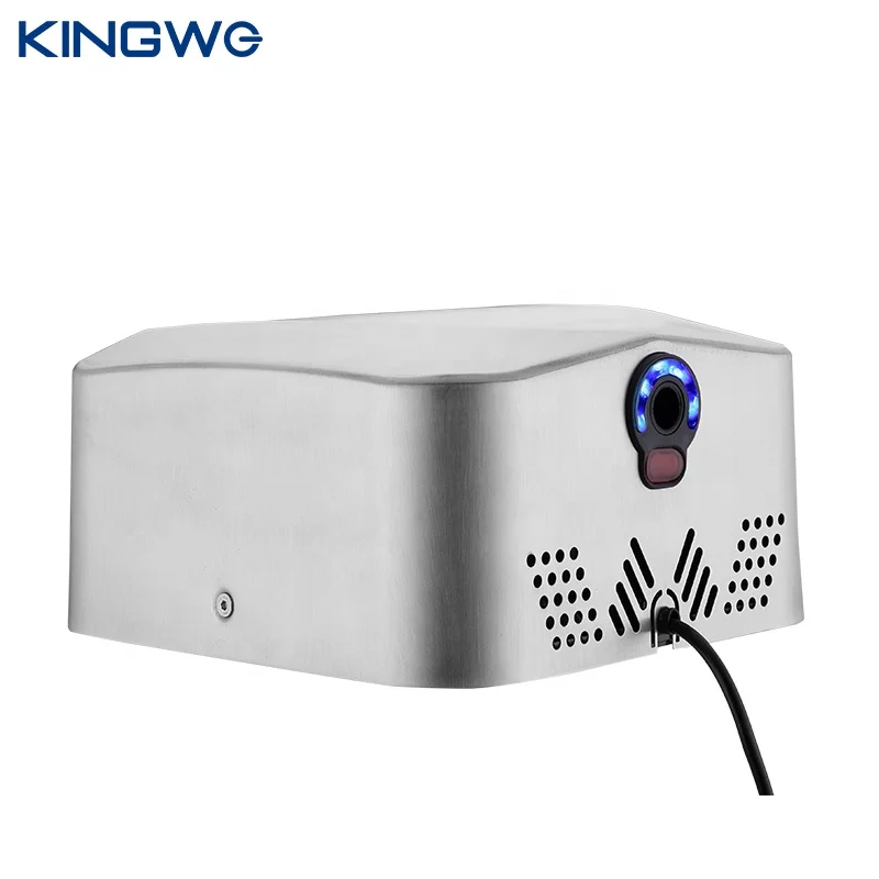 Electric High Speed Stainless Steel Black Automatic Sensing Jet Air Hand Dryer For Bathroom Hotel