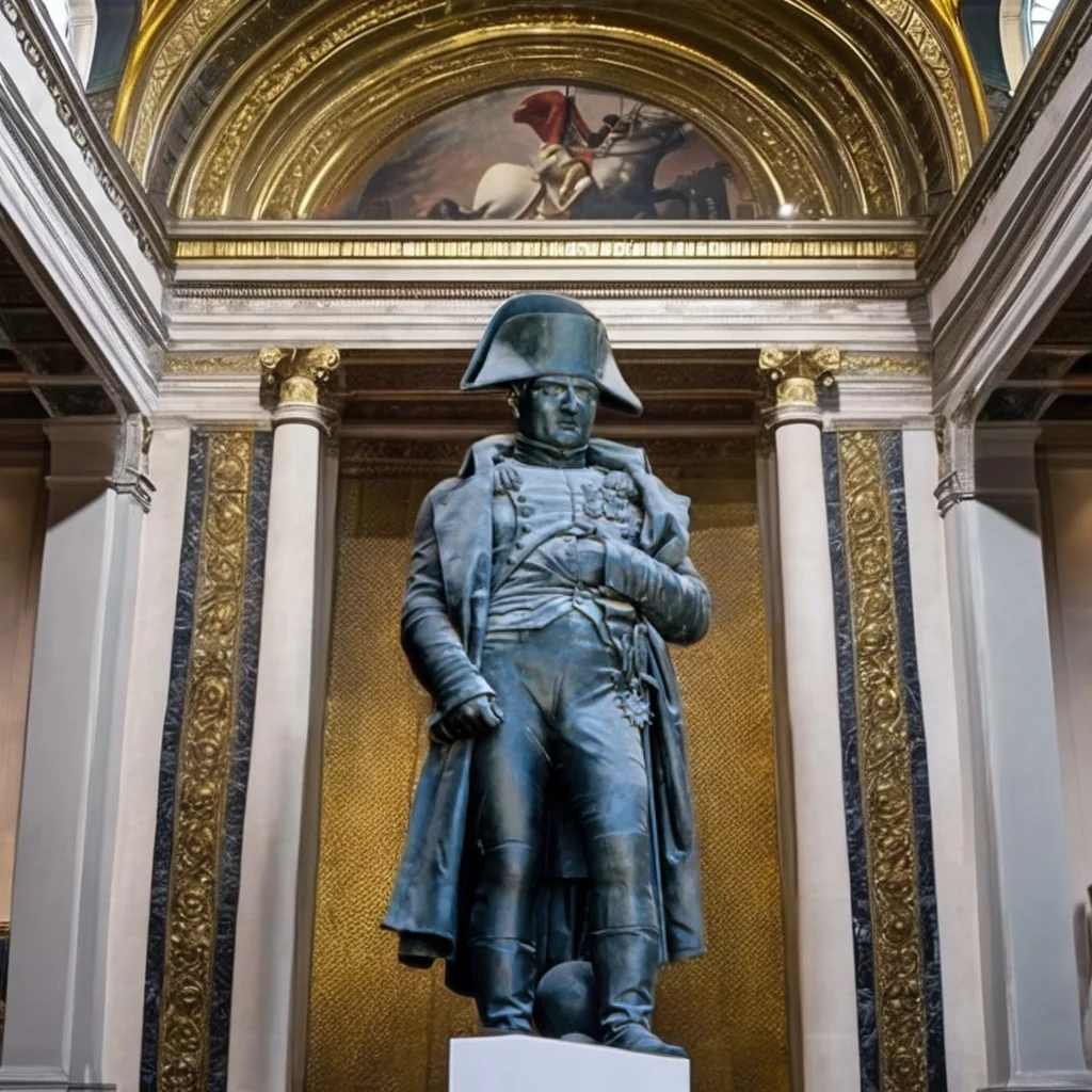 Outdoor Garden Decoration Cast Metal Bronze Figure  metal napoleon bronze sculpture for sale