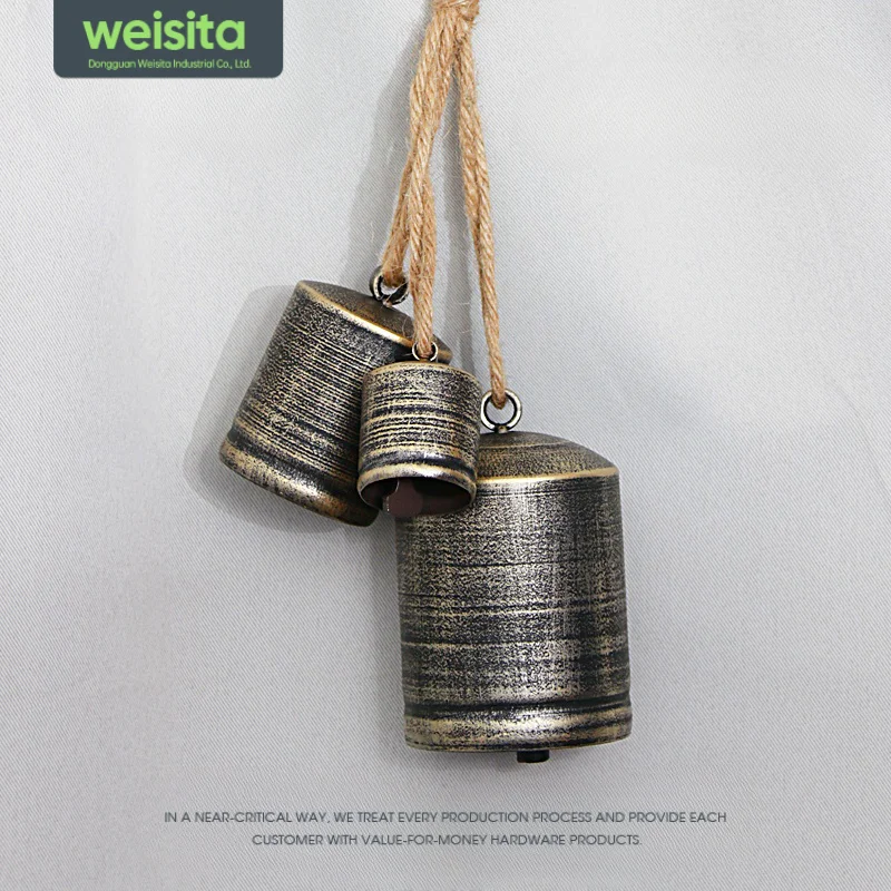 Железные колокольчики в стиле ретро украшают дверь на елку кулон Джингл металлические поделки