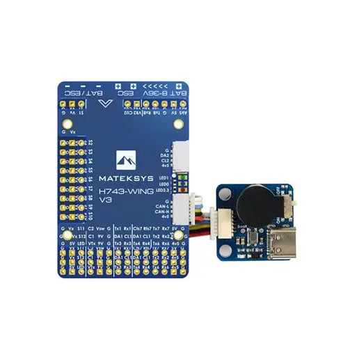 Контроллер полета MATEK H743-WING V3 ArduPilot INAV 3-8S H743, для радиоуправляемых летательных аппаратов с подвижным крылом, 30, 5 х30, 5 мм