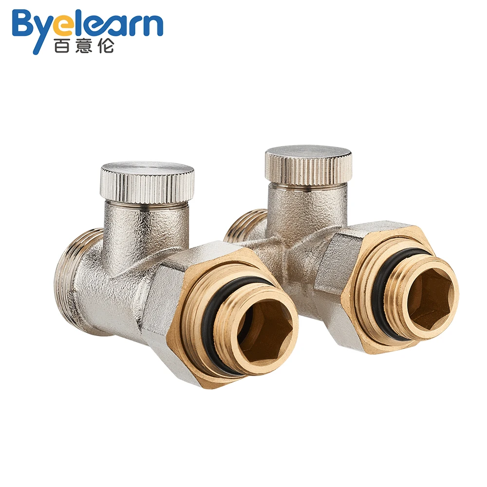 Латунный прямой клапан trv h 1/2 дюйма 3/4 дюйма, ручной клапан радиатора h