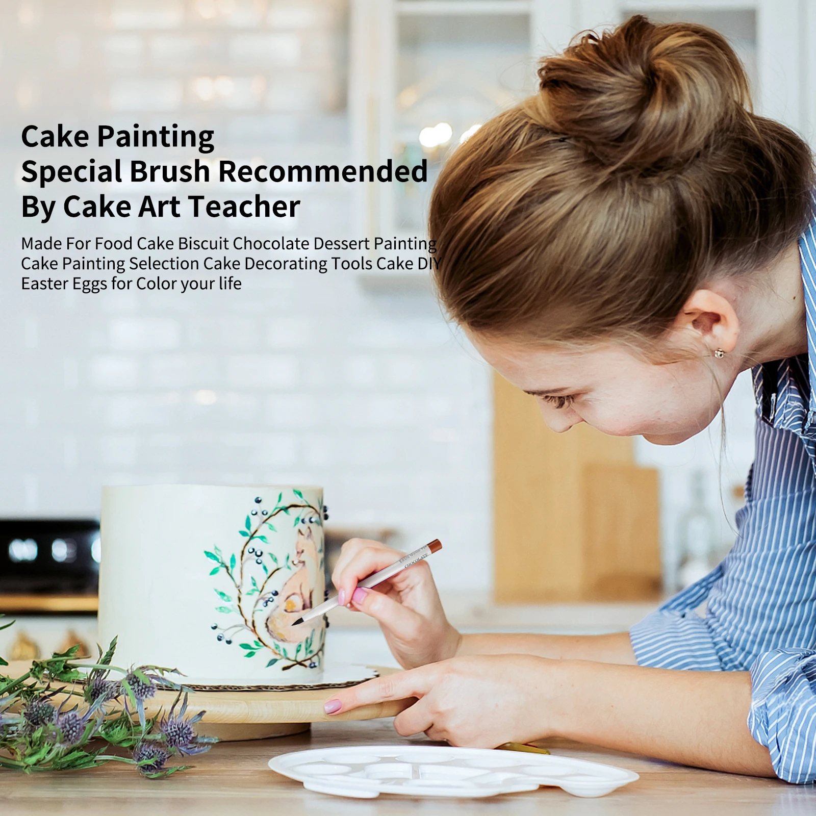 Edible Marker Pens for cookie decorating black Cake Decorating Pen Chocolate edible pen FoodWriter Color Fine-Tip Edible Marker