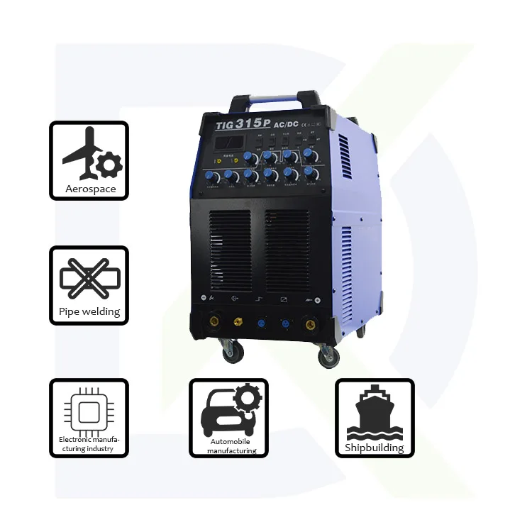 6 in 1 315 PACDC MMA Pulse IGBT Inverter Tig Welding Machine For weld metal