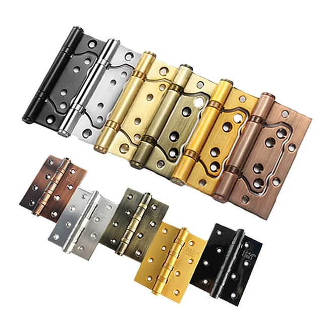 Stainless Steel door hinges 4 inch High Quality Butterfly wooden Metal Door Hinge bottom pivot hinge