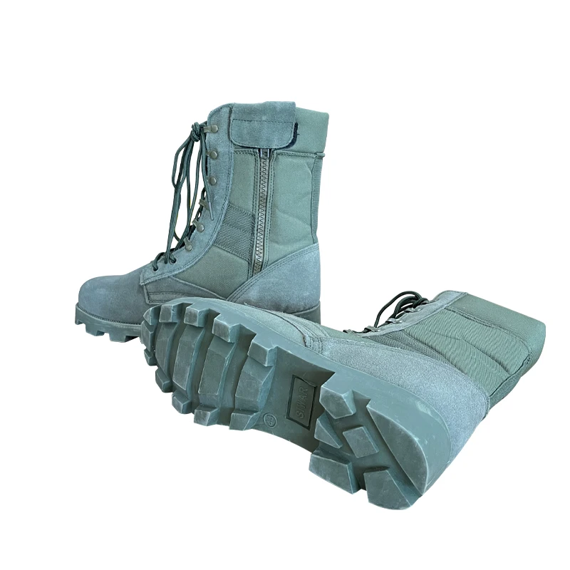 Outdoor Training Cow Leather Boots For Hiking Camping